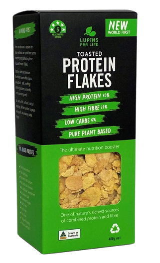 Toasted Protein Flakes package