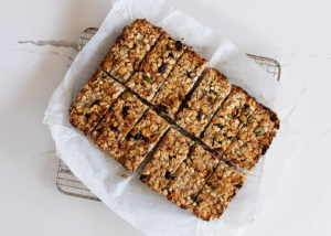 Lupin muesli slice