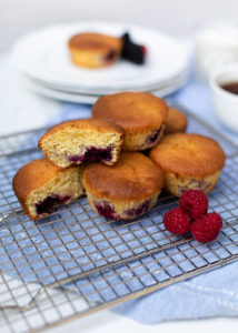 lupin berry muffins